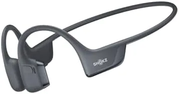 SHOKZ OpenRun Pro 2 bone conduction headset in black on a table
