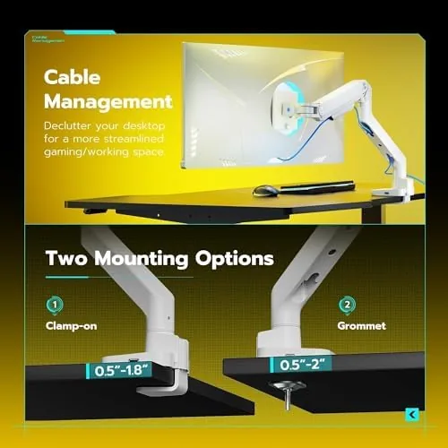 Testing the ARES WING Ultrawide Monitor Arm with USB for 17 to over two weeks