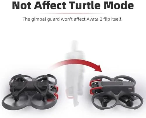Another view of the Gimbal Bumper for DJI Avata 2, PTZ Protect Bar Aluminum