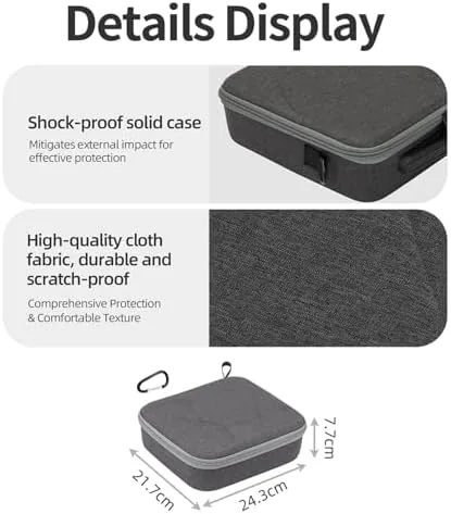 The CAPART Portable Carry Case for DJI FPV Remote Controller 3 compared in context