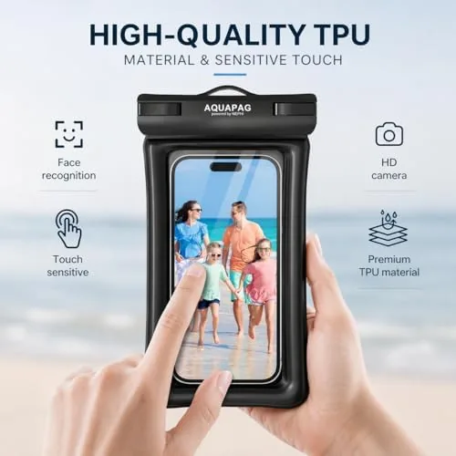 Testing the NEPHI IPX8 Floating Waterproof Phone Pouch 2 Pack-Up to 8.0"，Floating over two weeks