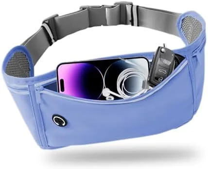 Slim Running Belt for Women Men,Runners Fanny Pack Phone Holder,Money Belt,Running Gear Accessories,with 3 Review: Tested and Rated