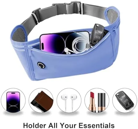 Close look at the Slim Running Belt for Women Men,Runners Fanny Pack Phone Holder,Money build quality