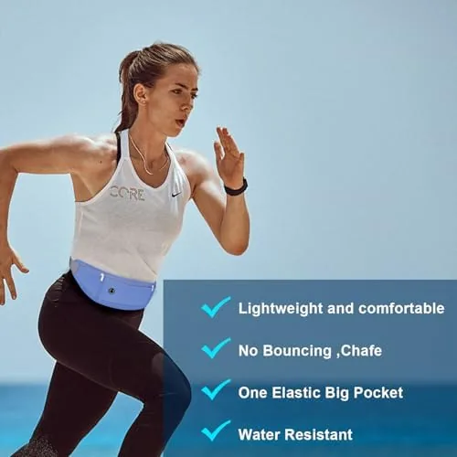 The Slim Running Belt for Women Men,Runners Fanny Pack Phone Holder,Money compared in context