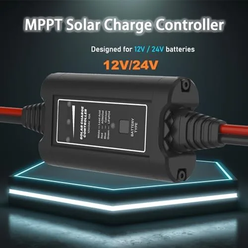 Close look at the Solar Battery Charger Maintainer,Dump Trailer Battery Charger, Battery Maintainer,Trailer Charger build quality