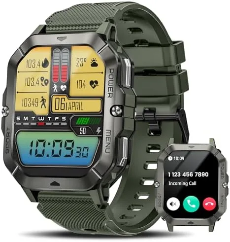 Testing the Military Smart Watches for Men (Answer/Make Calls), 2.02'' Fitness Smart over two weeks