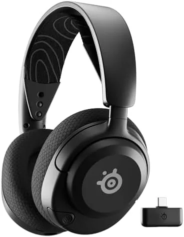 Front view of the SteelSeries Arctis Nova 5 wireless gaming headset