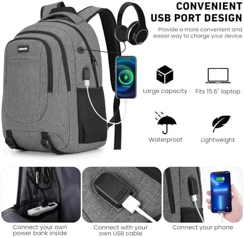 The Laptop Backpack for Men and Women: 15.6 Inch Large School compared in context