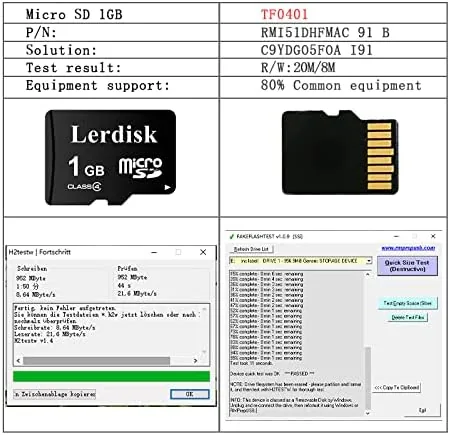 The Factory Wholesale Micro SD Card 1GB Pack of 6 in in real use