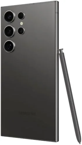 Close look at the Samsung Galaxy S24 Ultra 5G, US Version, 256GB, Titanium Black build quality