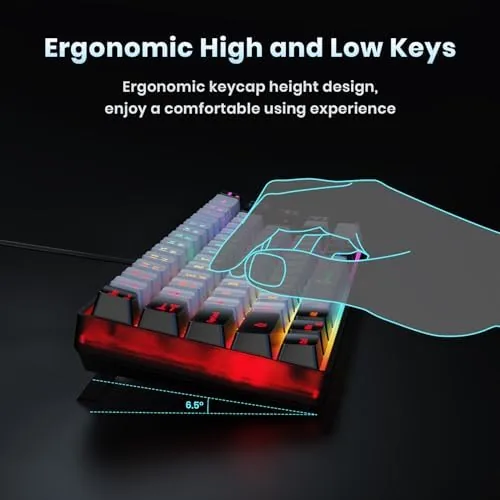 The keyboard in use with a laptop in a compact travel setup