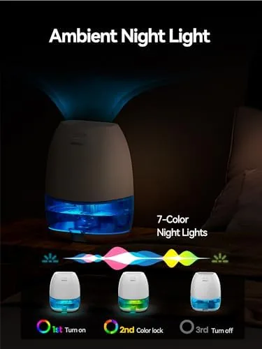 The Dehumidifiers for Home, 34 oz Small Dehumidifier for Room, Quiet compared in context