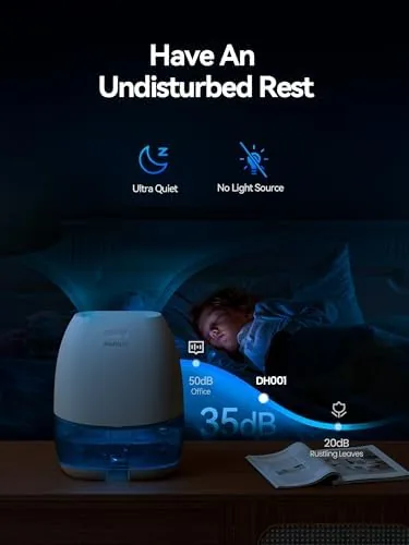 Testing the Dehumidifiers for Home, 34 oz Small Dehumidifier for Room, Quiet over two weeks