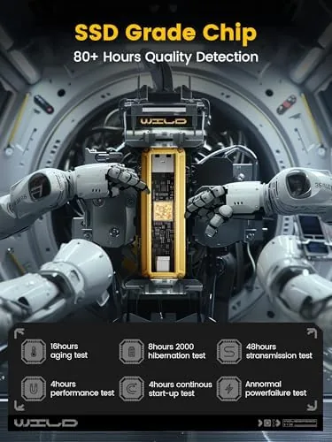 The MOVE SPEED 256GB External SSD 1000MB/s Read Write Speed,USB 3.2 compared in context