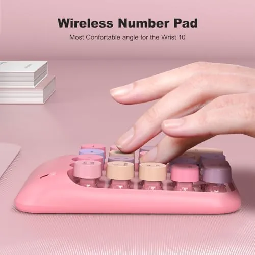 The MOFII Wireless Number Pads - Pink Numeric Keypad 18 Keys compared in context