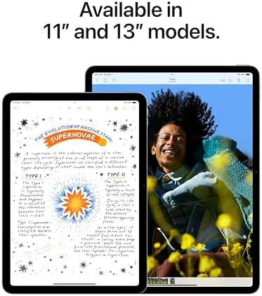 Photo editing app open on the iPad Air with the Pencil Pro in hand