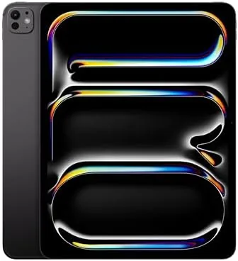 iPad Pro 13 in Space Black with the Magic Keyboard attached