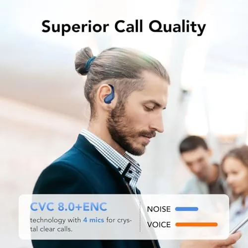 Another view of the Ear buds Wireless Earbuds Bluetooth 5.3 Headphones 60hrs Playtime with