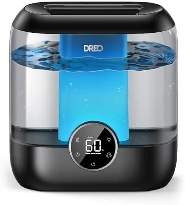 DREO 6L Humidifiers for Bedroom, 60H Runtime, 28 dB Quiet, HM524, Black Review: Tested and Rated