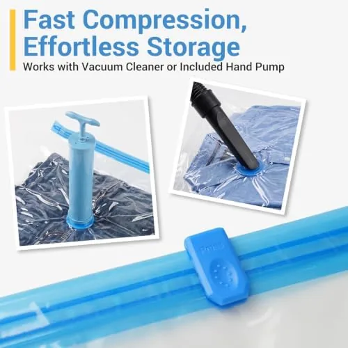 Another view of the 80% Space Saver Vacuum Storage Bags with Hand Pump, 20