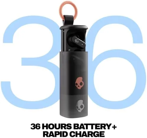 Close look at the Skullcandy Dime Evo Wireless Earbuds with Clip-Anywhere Case - True build quality