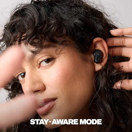 Another view of the Skullcandy Dime Evo Wireless Earbuds with Clip-Anywhere Case - True