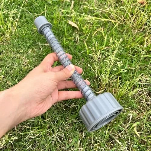 The tool being used to pull water out of the drain line in wet vac mode