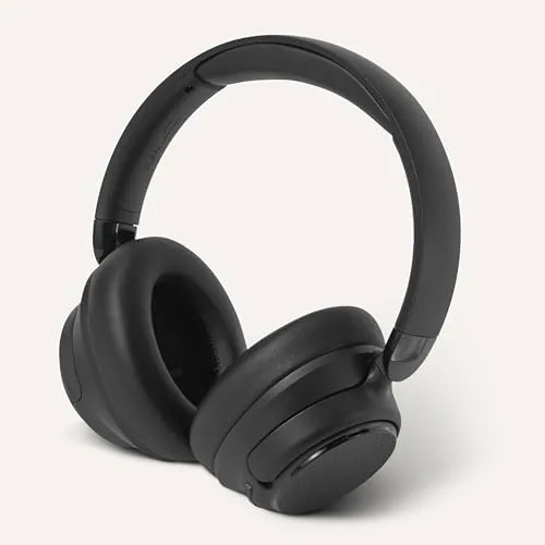 Amazon Basics ANC headphones next to a premium competitor