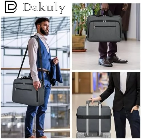 Close look at the Laptop Bag 17.3 Inch Laptop Briefcase for Men Work Laptop build quality
