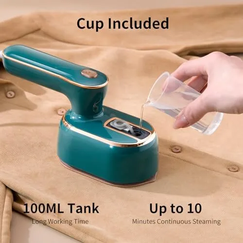The Travel Steamer for Clothes -1000W Small Steam Irons Foldable for in real use
