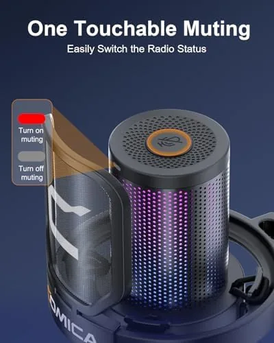 Testing the COMICA Ejoy Uni(A) USB Gaming Microphone with Noise Reduction, RGB over two weeks