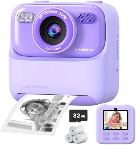 Kids Instant Digital Cameras for Boys and Girls, 1080P HD Dual-Lens Selfie Digital Camera Review: Tested and Rated