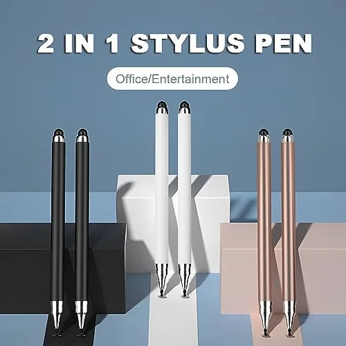 Close look at the Stylus Pen for Touch Screen, 3pcs High Precision Tablet Pen build quality
