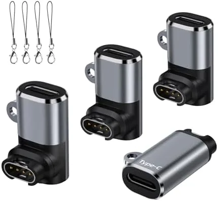 Overview of the USB C to Garmin Watch Charger Cable Adapter 4-Pack,Type-C Garmin