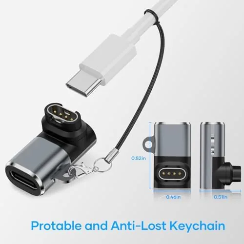 The USB C to Garmin Watch Charger Cable Adapter 4-Pack,Type-C Garmin in real use
