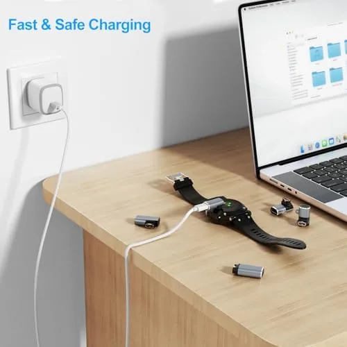 Testing the USB C to Garmin Watch Charger Cable Adapter 4-Pack,Type-C Garmin over two weeks