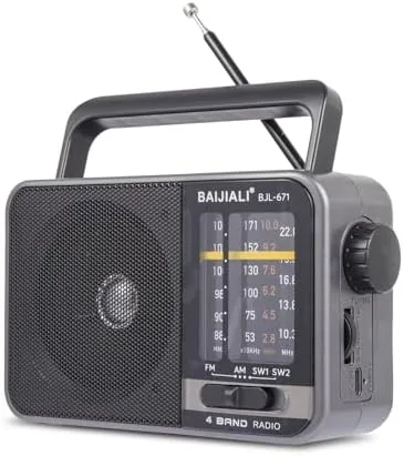 Portable AM/FM Transistor Radio with Loud Speaker, Battery or USB Powered | Compact Emergency Review: Tested and Rated