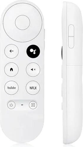 Overview of the NEW Voice Remote Control for Google Chromecast TV 4K (Snow)