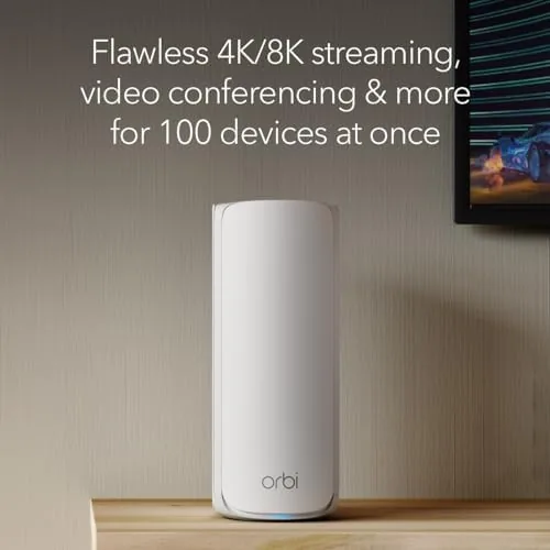 Family home with multiple devices connecting to the Orbi 770 mesh network