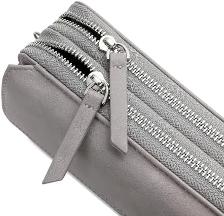 Testing the RFID Crossbody Wallet Wristlet Purse with Phone Pocket For Women Vegan Leather over two weeks