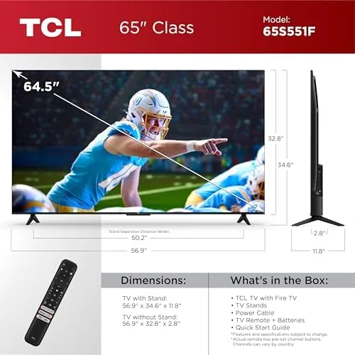 Dark movie scene on the TCL S5 showing contrast performance in a dim room
