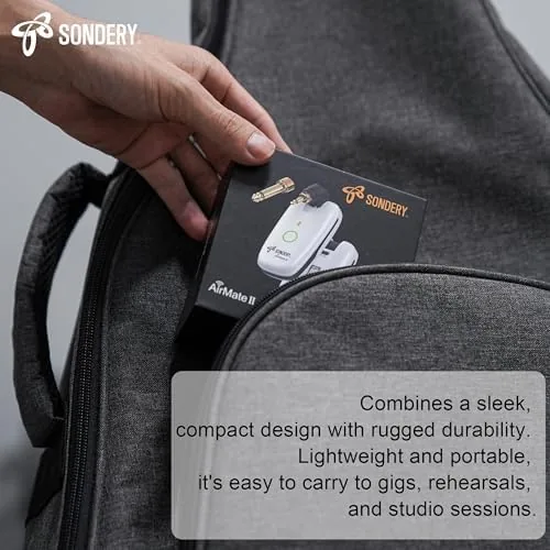 The Sondery Wireless Transmitter and Receiver System For Guitar Bass Keyboard compared in context