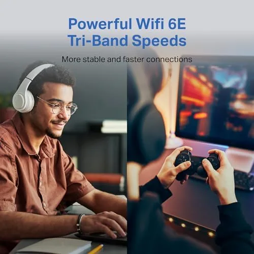 Adapter connected and showing the 6GHz network in Windows