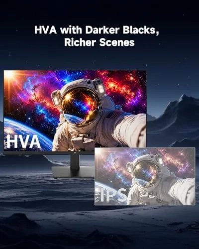 The KTC 27 Inch QHD Computer Monitor, 144Hz Gaming PC Monitor in real use