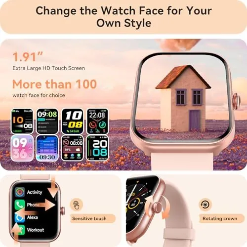Another view of the Smart Watch for Women, Smartwatch for iPhone & Android Bluetooth