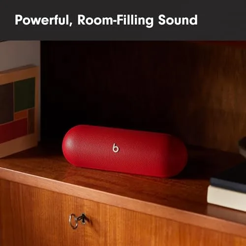 Close look at the Beats Pill - Portable Bluetooth Speaker - Up to 24H build quality