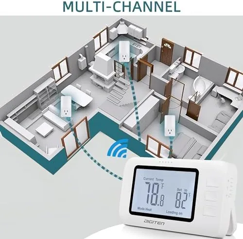 The DIGITEN Wireless Thermostat WTC100 Pro Temperature Controller for Cooling & compared in context