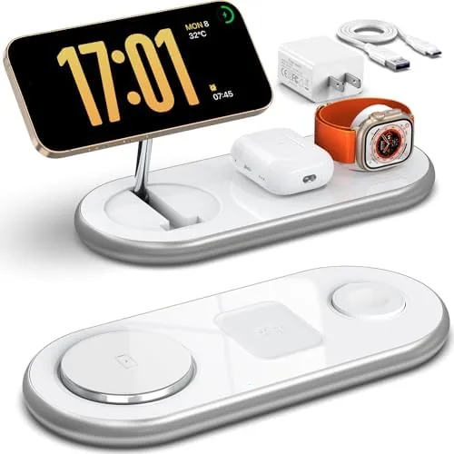 3 in 1 Charging Station for Apple - Faster Mag-Safe Charger Stand for iPhone Review: Tested and Rated