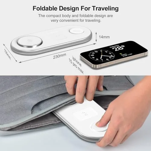 Another view of the 3 in 1 Charging Station for Apple - Faster Mag-Safe