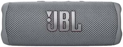 JBL Flip 6 and a larger JBL Charge 5 side by side for size comparison